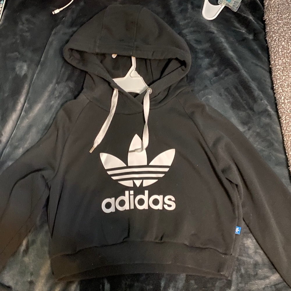 Adidas cropped hoodie
